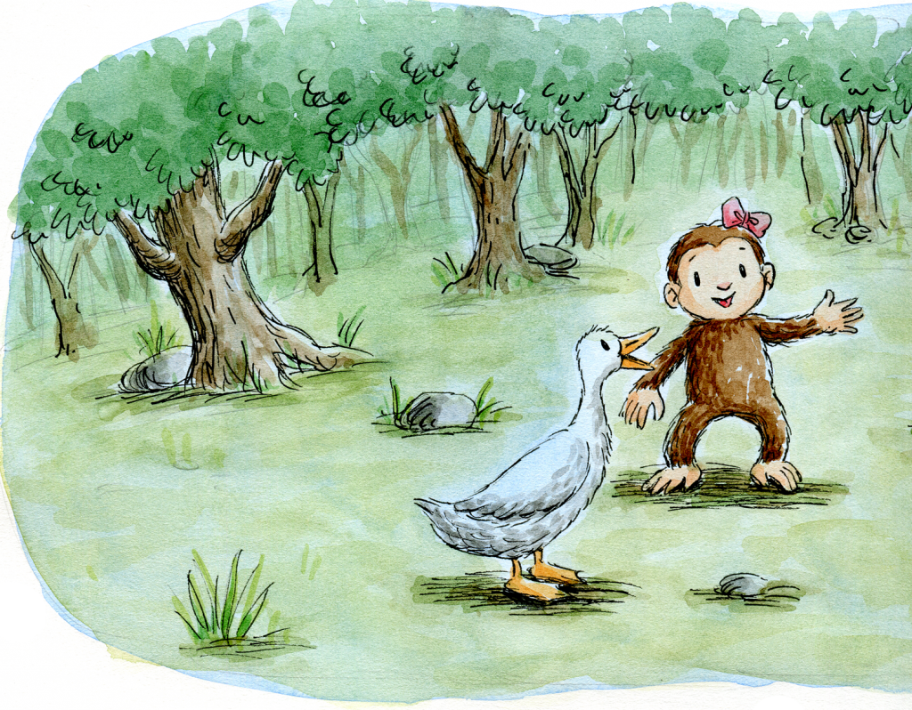 Monkey and Duck